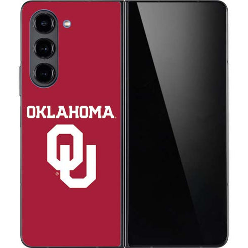 University of Oklahoma Basketball Galaxy Z Fold5 5G Skin